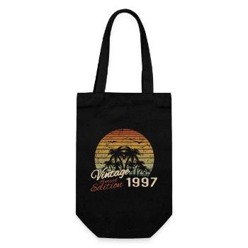 Vintage 1997 Anniversaire Cadeau 1997 Rétro 1997 - Sac à bouteille - noir - Devant