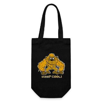 KEEP COOL! - Gift Bag for Bottles - black - Front