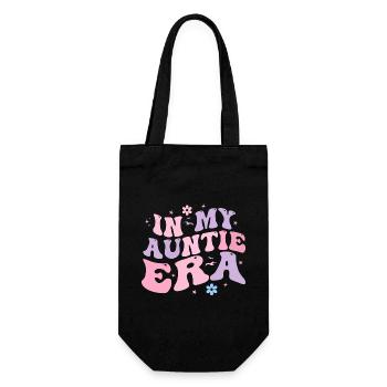 In My Auntie Era Baby Announcement for Aunt - Sac à bouteille - noir - Devant