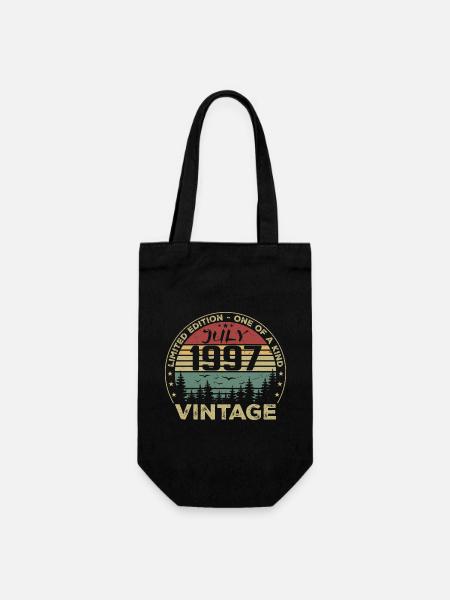 Cadeau D'anniversaire Juillet 1997 Vintage 1997 - Sac à bouteille - noir