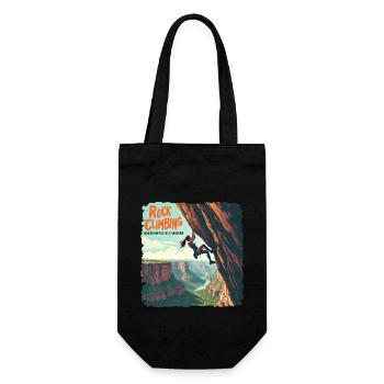 Climbing - Because Gravity Is Just a Suggestion - Gift Bag for Bottles - black - Front