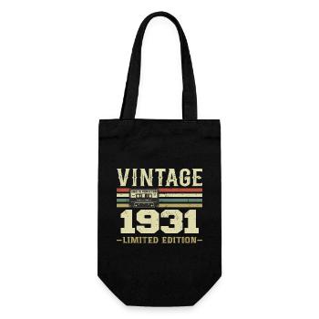 Vintage 1931 Rétro Cadeau D’anniversaire 1931 - Sac à bouteille - noir - Devant