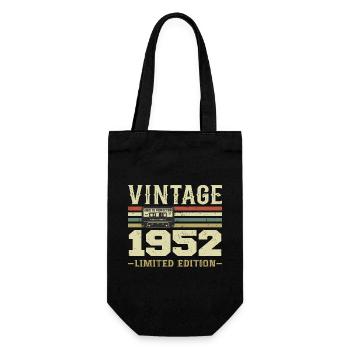 Vintage 1952 Rétro Cadeau D’anniversaire 1952 - Sac à bouteille - noir - Devant