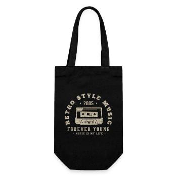 Retro 2005 Geburtstagsgeschenk 2005 Jahrgang 2005 - Geschenkbeutel für Flaschen - Schwarz - Vorne