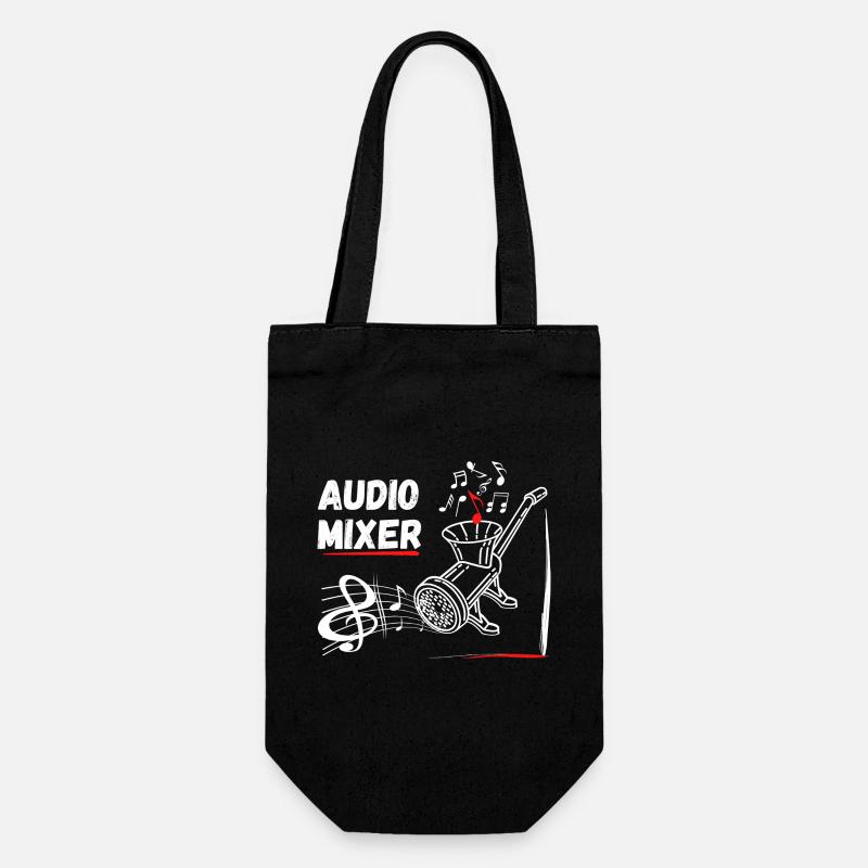 audio mixer - Gift Bag for Bottles - black