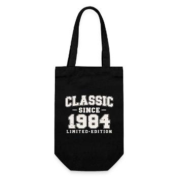 Classique Depuis 1984 Vintage Vintage Anniversaire - Sac à bouteille - noir - Devant