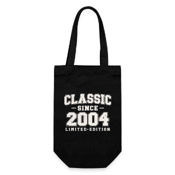 Classique Depuis 2004 Vintage Vintage Anniversaire - Sac à bouteille - noir - Devant