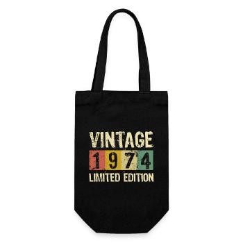 Cadeau d’anniversaire 1974 en édition limitée - Sac à bouteille - noir - Devant