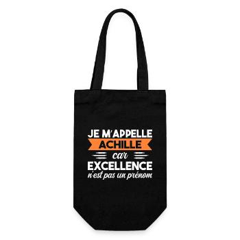 Je M'appelle Excellence Achille - Sac à bouteille - noir - Devant
