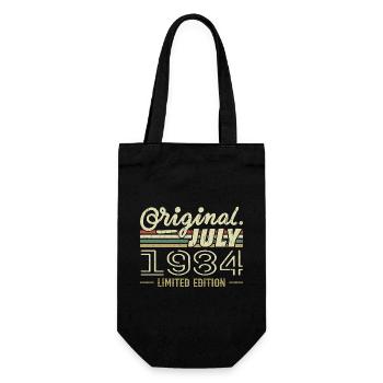 Juillet 1984 Original Cadeau Anniversaire 1984 - Sac à bouteille - noir - Devant