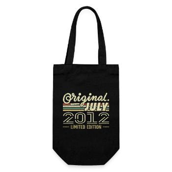 July 2012 Original Birthday Gift 2012 - Gift Bag for Bottles - black - Front