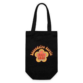 Legendär Seit März 1973 Geboren Geburtstag - Geschenkbeutel für Flaschen - Schwarz - Vorne