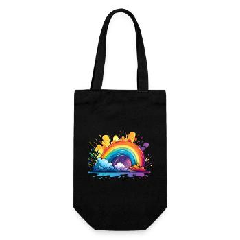 Votre arc-en-ciel - Sac à bouteille - noir - Devant