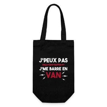 J'peux Pas J'me Barre en Van Cadeau Anniversaire - Sac à bouteille - noir - Devant
