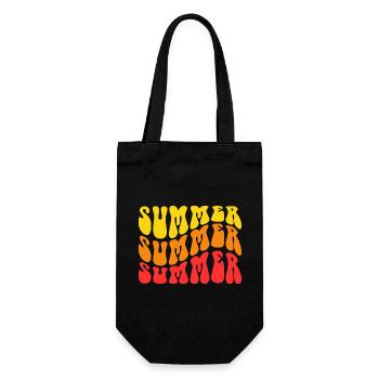 Summer SUMMER Summer - Geschenkbeutel für Flaschen - Schwarz - Vorne