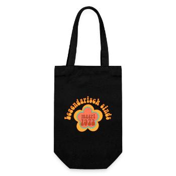Legendär Seit März 1973 Geboren Geburtstag - Geschenkbeutel für Flaschen - Schwarz - Vorne
