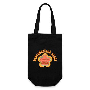 Legendär Seit Dezember 1973 Geboren Geburtstag - Geschenkbeutel für Flaschen - Schwarz - Vorne