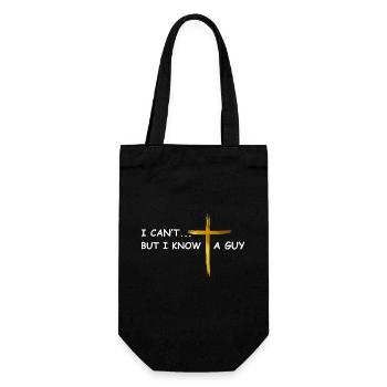Je ne peux pas mais je connais un gars chrétien de Jésus - Sac à bouteille - noir - Devant
