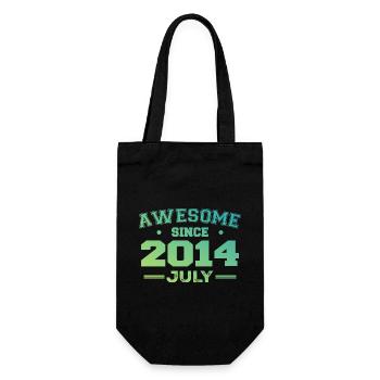 Juillet 2014 Fête Anniversaire Juillet 2014 Rétro - Sac à bouteille - noir - Devant