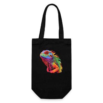 Iguana Radiation - Gift Bag for Bottles - black - Front