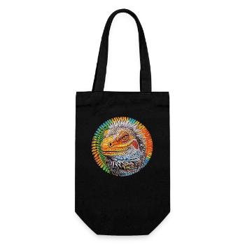 Iguan dreams - Gift Bag for Bottles - black - Front