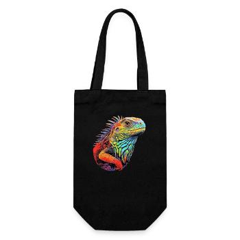 Couleurs vives de la balise iguan - - Sac à bouteille - noir - Devant