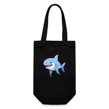 Kawaii Hai - Prédateur espiègle - Sac à bouteille - noir - Devant
