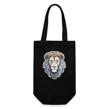 Tête de Lion Crinière de Lion - Sac à bouteille - noir - Devant
