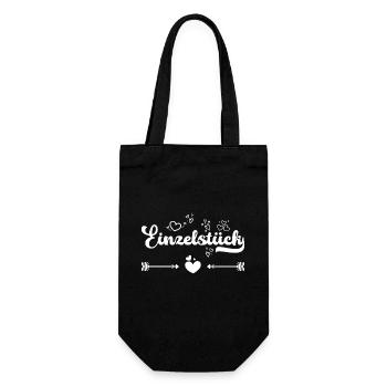 Einzelstück - Geschenkbeutel für Flaschen - Schwarz - Vorne