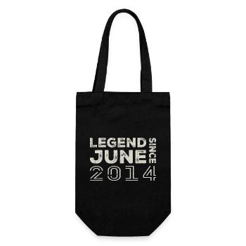 Juin 2014 Anniversaire Juin 2014 Juin Cadeau 2014 - Sac à bouteille - noir - Devant