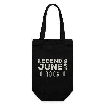 Juin 1961 Anniversaire Juin 1961 Juin Cadeau 1961 - Sac à bouteille - noir - Devant