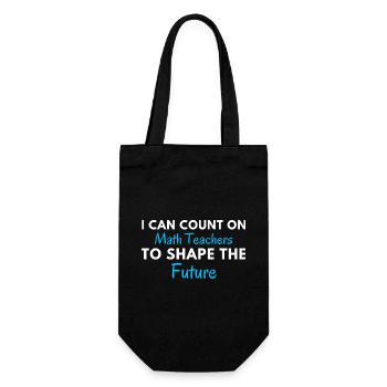 Funny Math Teacher Quote | Maths Teacher Joke - Gift Bag for Bottles - black - Front