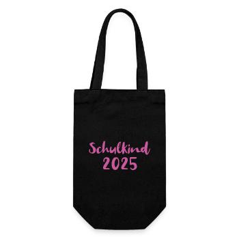Schoolchild 2025 - Gift Bag for Bottles - black - Front
