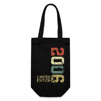 2006 Jahrgang geboren Limited Edition - Geschenkbeutel für Flaschen - Schwarz - Vorne