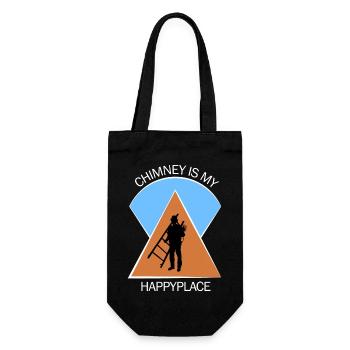 Chimney Sweep Chimney Sweep - Gift Bag for Bottles - black - Front