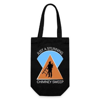 Chimney Sweep Chimney Sweep - Gift Bag for Bottles - black - Front