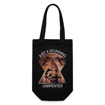 Carpenter Carpenter Rooms Craftsman Wood - Gift Bag for Bottles - black - Front