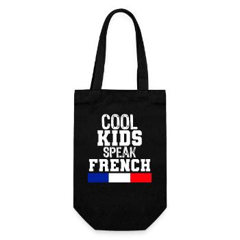 cool Kids Speak French langue cadeau pour la France - Sac à bouteille - noir - Devant