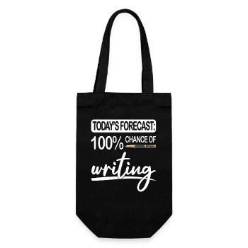 Author Journalist Teacher Writing Content Creator - Geschenkbeutel für Flaschen - Schwarz - Vorne