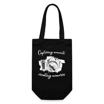 Capturer des moments, créer des souvenirs - Sac à bouteille - noir - Devant
