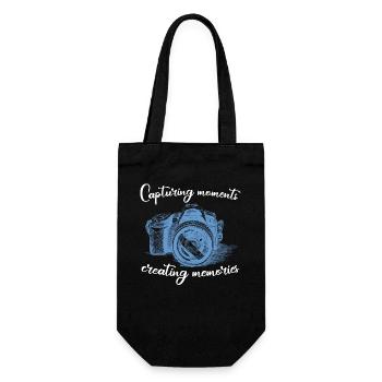 Capturer des moments, créer des souvenirs - Sac à bouteille - noir - Devant