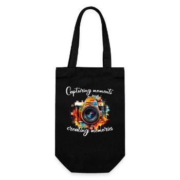Capturer des moments, créer des souvenirs - Sac à bouteille - noir - Devant
