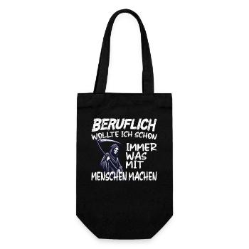 Faire quelque chose avec les gens de manière professionnelle - Grim Reaper - Sac à bouteille - noir - Devant