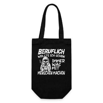 Faire quelque chose avec les gens de manière professionnelle - Grim Reaper - Sac à bouteille - noir - Devant