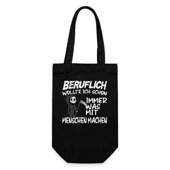 Faire quelque chose avec les gens de manière professionnelle - Grim Reaper - Sac à bouteille - noir - Devant