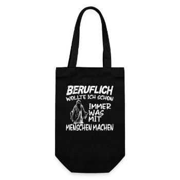 Faire quelque chose avec les gens de manière professionnelle - Grim Reaper - Sac à bouteille - noir - Devant