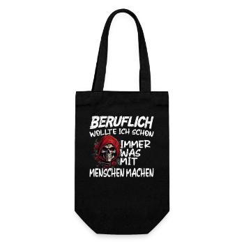 Faire quelque chose avec les gens de manière professionnelle - Grim Reaper - Sac à bouteille - noir - Devant
