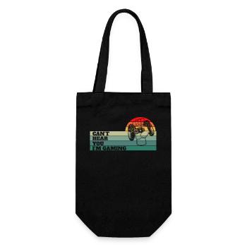 Je ne peux pas vous entendre je joue - Sac à bouteille - noir - Devant
