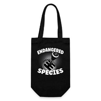 Endangered Species - Motor Verbrenner Design - Geschenkbeutel für Flaschen - Schwarz - Vorne