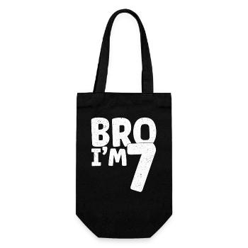 Frère, j’ai sept ans - Sac à bouteille - noir - Devant